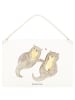 Mr. & Mrs. Panda wandtafel Otter Hände halten ohne Spruch in Transparent