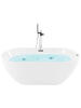 Beliani Freistehende Badewannen NEVIS in Weiß - (W) 80 x (H) 59 x (L) 170 cm