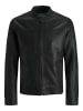 Jack & Jones Kunstlederjacke in Black