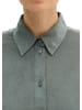 Marc O'Polo Samtbluse fitted in Foggy Blue