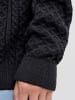Jack & Jones Sweatshirt mit halbem Reißverschluss in Dark Navy