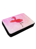Mr. & Mrs. Panda Mäppchen Flamingo Yoga ohne Spruch in Aquarell Pink