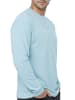 Reichstadt Herren Oversized Langarm Shirt in Baby Blue