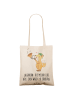 Mr. & Mrs. Panda Tote Bag Jagdhorn Magie mit Spruch in Creme