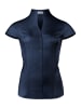 Vincenzo Boretti Bluse tailliert in dunkelblau