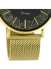 Oozoo Analog-Armbanduhr Oozoo Vintage Series gold groß (ca. 40mm)