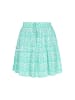myMo Women Skirt in turquoise white