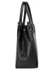 Cluty Handtasche echt Leder in schwarz