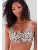nuance Bralette-BH in leo bedruckt