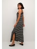 Kaffe Kleid KAdaisy Tight fit in Black/Turtledove stripe
