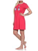 NORMANN Kurz Nachthemd Bigshirt Fahrrad - 74786 in rot