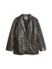 Marc O'Polo Lederblazer regular in Deep Chocolate
