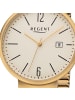 Regent Analog-Armbanduhr Regent Zugarmband silber mittel (ca. 38mm)
