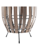 Beliani Dekobeleuchtung MUZIZI in Braun/Schwarz - (W) 20 x (H) 69 x (L) 20 cm