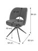 MCW 2er-Set Esszimmerstuhl N72, Blau
