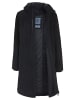 elkline Cord Wintermantel Dublin lang oversize in anthra - black