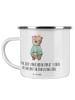 Mr. & Mrs. Panda Camping Emaille Tasse Fabelhafte Brautjungfern ... in Transparent