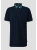 s.Oliver Polo-Shirt kurzarm in Blau