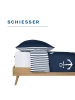Schiesser Jersey-Elasthan-Spannbettlaken Elli in Weiß