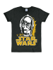 Logoshirt T-Shirt C-3PO in schwarz