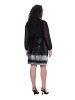 Ulla Popken Kleid in schwarz