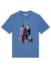 wat? Apparel T-Shirt Fancy Birds in Bright Blue