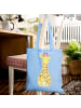 Mr. & Mrs. Panda Strandtasche Giraffe Blumenkranz ohne Spruch in Sky Blue