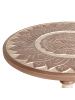 Beliani Beistelltisch EULO in Braun/Beige - (W) 45 x (H) 53 x (L) 45 cm