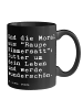Mr. & Mrs. Panda Porzellantasse Und die Moral aus... mit Spruch in Schwarz