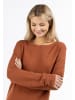 usha WHITE LABEL Damen Strickkleid in Fuchsrot