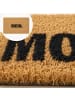 relaxdays Fußmatte Moin in Braun - (B)60 x (T)40 cm