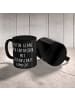 Mr. & Mrs. Panda Keramtiktasse Spruch Polsterin Glanz mit Spruch in Schwarz