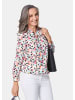 GOLDNER Zeitlose Bluse mit einzigartigem Druck in multicolor