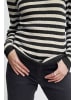 ICHI Strickpullover IHMAFA LS7 - 20118049  Strickpullover mit Streifen in schwarz
