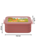 Mr. & Mrs. Panda MEPAL Bentobox Huhn Stolz Design mit Spruch in Rot Pastell