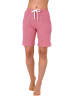 NORMANN Pyjama Bermuda kurze Hose gestreift Mix & Match in rot