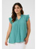 KAFFE curve Ärmellose Bluse KClyana Regular fit in Teal