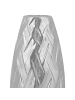 Beliani Dekovase ARPAD in Silber - (W) 12 x (H) 33 x (L) 12 cm