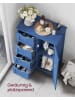 VASAGLE Badezimmerschrank Sofie in Hafenblau - (B)30 x (H)82 x (T)55 cm
