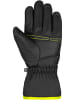 Reusch Fingerhandschuhe Alan Junior in 7002 blck/bril blu/safety yell