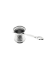 Almina Traditionelle Kaffeekanne  Türkischer Kaffee in Silber