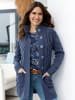 Sieh an! Strickjacke in rauchblau