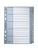 Leitz Register A5 A-Z PP grau