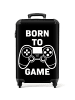 NoBoringSuitCases Suitcase, Handgepäck, Koffer, Reisekoffer Geboren zum Spielen