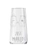 Mr. & Mrs. Panda Sektglas Bär Heirat mit Spruch in Transparent