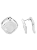 Adeliás Damen Ohrringe – Ohrstecker aus Edelstahl in silber