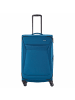 travelite Chios - 4-Rollen-Trolley L 78 cm erw. (schwarz) in petrol