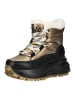 Buffalo Stiefelette in Schwarz/Gold