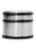 relaxdays Türstopper in Silber - (B)9,5 x (H)7,5 x (T)9,5 cm