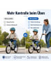 Kinderhaus Blaubär Fahrradlernhilfe Sattel mit Schiebestange black TOP